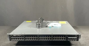 Cisco Catalyst WS-C3650-48FQ-L 48 Port PoE+ Switch 4x 10Gb SFP+ -Versand am selben Tag - Bild 1 von 5