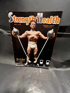 1942 Health & Strength Magazine Body Building magazine Frank Light cover MINT - Imagen 1 de 8