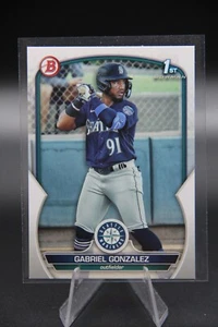 2023 Bowman 1st Bowman Paper Gabriel Gonzalez Seattle Mariners - Bild 1 von 2