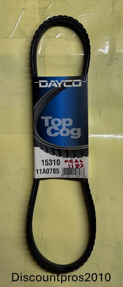 Dayco 15310 V-Belt Honda Chevy GMC Mazda Mercury Porsche Rolls-Royce 1962-1998 Foto 1 de 1