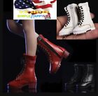  1/6 Scale Female Zipper Short Boots Red Black White For Phicen Hot Toys ❶USA❶ 
