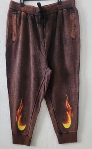 Pantalones de Correr Nike Rust Black Lavado Llamas Informales para Hombre 3XL - Imagen 1 de 13