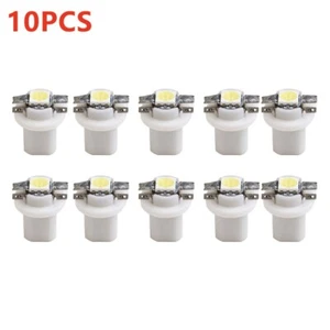 10-pc T5 B8.5D 5050 SMD White-car-Led Tableau de Bord Lampe Outil Ampoule - Picture 1 of 24