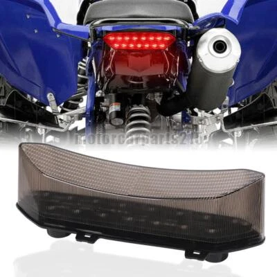Rear LED Brake Tail Light Smoke For Yamaha Raptor 700 2006-2018 YFZ450R 2009-18 - Image 1 of 4
