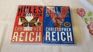 (2) - TWO - SIGNED SOFTCOVER BOOKS by CHRISTOPHER REICH - Picture 1 of 1