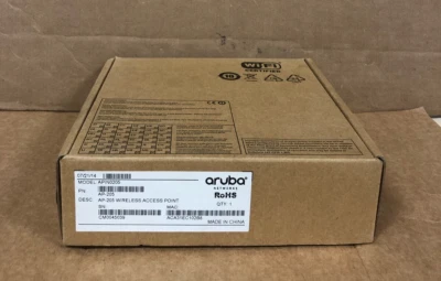 (OPEN BOX)  Aruba IAP-205-US 802.11ac Instant Wireless Access Point APIN0205 - Image 1 of 4