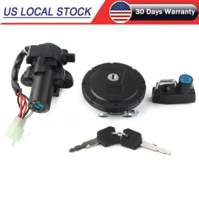 Ignition Switch Gas Cap Seat Lock Key Set For Kawasaki KLX250 KLX250SF 2009/2010 Foto 1 de 4