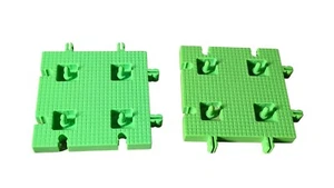 2 Learning Resources Oogly Googly Gears Gears Gears! Replacement Green Base Part - Picture 1 of 4