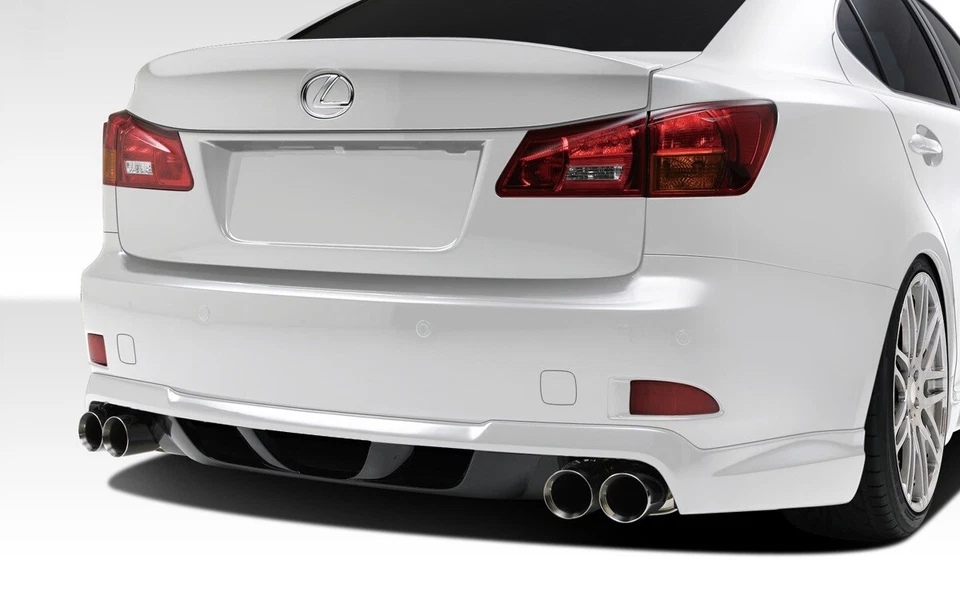 For 2006-2013 IS Series IS250 IS350 Duraflex W-1 Rear Lip Under Spoiler Air Dam  Foto 1 de 4