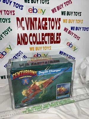 Centurions Power Xtreme 1986: cargador de profundidad de Kenner sin usar, en caja sellada, impresionante AFA 80+ Foto 1 de 4