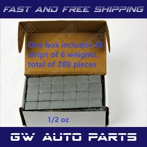 1 Box 1/2 oz Wheel Weights Stick-on Adhesive Tape 9 LBS 288Pcs Lead Free  - Bild 1 von 2