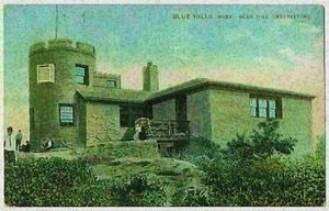 Blue Hill Observatory, Blue Hills, Massachusetts ca. 1910 - Bild 1 von 2