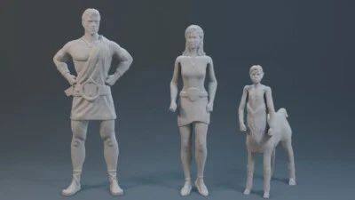 MIGHTY HERCULES 7 Figuras Set Hércules Helena Newton y Toot! Impresión 3D 1/24 Foto 1 de 4