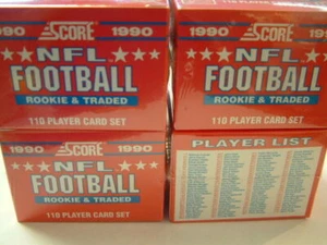 1990 Score Supplemental Rookies and Traded Football Card #s 1-110 - You Pick  - Picture 1 of 4
