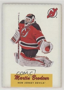 2012-13 O-Pee-Chee Box Bottoms Retro Martin Brodeur HOF