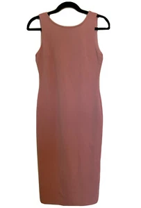 Pink Noble U Sleeveless Knee Length Dress With Back Cut Out Size Medium - Picture 1 of 3