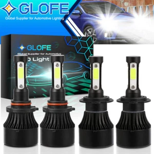 For 2017-2018 Kia Optima Forte 4X 9005 H7 LED Headlights Bulbs Hi/Lo Beam Combo - Picture 1 of 8