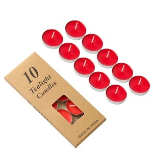 10 Pack Tea Candles Wedding Party and Home Decoration Votive Parties Tealight - Picture 1 of 7