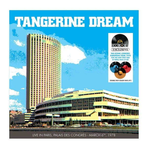TANGERINE DREAM LIVE AU PALAIS DES CONGRES 1978 (COLOURED VINYL x 3 )(RSD 2023) - Image 1 of 1