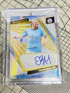 2022-23 Panini Revolution Premier EPL Erling Haaland auto A-EH Manchester City