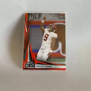 2023 LEAF DRAFTš„BRYCE YOUNG Alabama RED PARALLEL RC - Picture 1 of 4