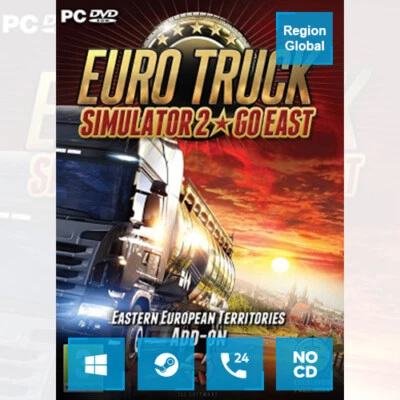 Euro Truck Simulator 2 Going East Expansion DLC PC Game Steam Key Region Free - Image 1 of 4