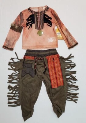 Boys Size 2/3 Disney Store Lone Ranger Tonto Indian Halloween Costume New w/Tags - Image 1 of 4