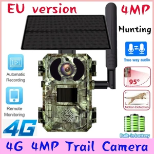 Cámara 4G Trail Solar Vida Silvestre Activada por Movimiento Visión Nocturna Batería Caza UE - Imagen 1 de 11