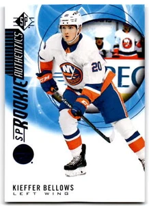 2020-21 SP BLUE #128 KIEFFER BELLOWS RC NY ISLANDERS ROOKIE AUTHENTICS - Picture 1 of 2