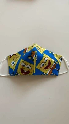 Spongebob Maske mit Filtertasche  - Bild 1 von 2