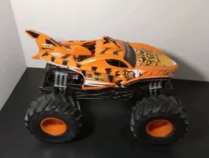 Hot Wheels Rc Monster Trucks Unstoppable Tiger Shark, Missing Remote - Picture 1 of 7