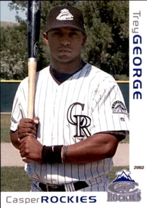 2002 Casper Rockies Tribüne #11 Trey George Houston Texas TX NM Baseballkarte - Bild 1 von 1