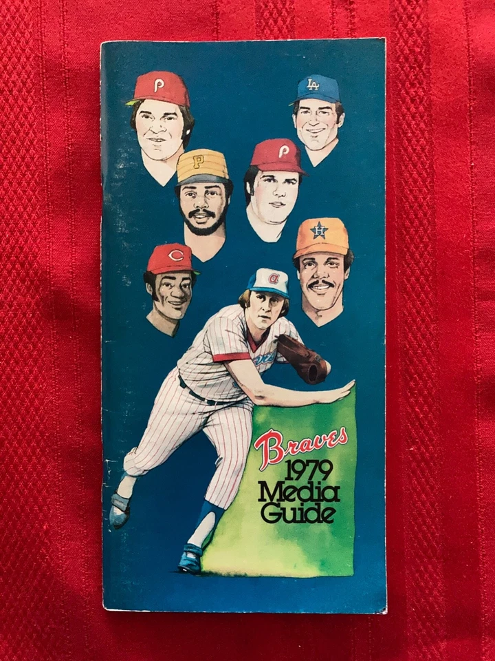 1979 MLB Atlanta Braves media guide / Horner / Matthews / Murphy / Niekro - Image 1 of 1