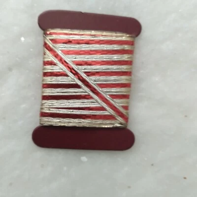 Vintage Lahnband Metallic Ribbon German - Image 1 of 4