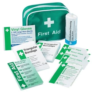 Compact Travel First Aid Kit - 26 Piece in a Nylon Case - Safety First Aid K306 - Picture 1 of 2