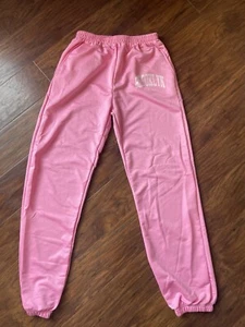 Girls Pink Brooklyn New York Sweatpants - Picture 1 of 4