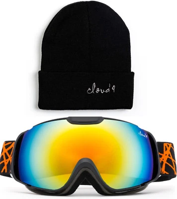 CLOUD 9 Ski Snowboard Goggles Kids Boys Girls Dual Lens Anti Fog UV Protection 1-6 years