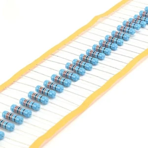 20pcs 2W Metal Film Resistor 1% Full Range of Values 1 Ohm to 4.7M Ohm(1Ω-4.7MΩ) - Bild 1 von 5