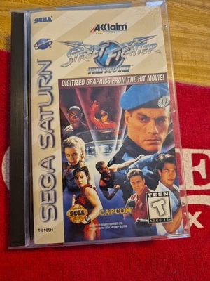 Street Fighter: The Movie (Sega Saturn, 1995)- COMPLETE/W REGISTRATION CARD - Image 1 of 4