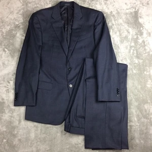 Armani Collezione G Line Blue Wool Suit Pants Set US 42 - Picture 1 of 24