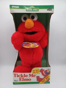 Vintage Tyco Tickle Me Elmo Figur Plüsch Neu Originalverpackt 1996 - Bild 1 von 4