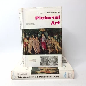 Everyman's Reference Library Dictionary of Pictorial Art Vol 1 & 2 HC/DJ Books - Picture 1 of 18