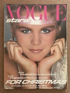 VOGUE UK Magazine Marilyn Clark December 1980 Vintage British Fashion - Picture 1 of 2
