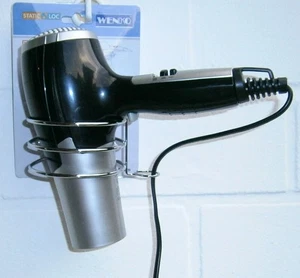 Top Angebot!!💗*WENKO*Haartrocknerhalter Befestigen ohne bohren*NEU*OVP* - Bild 1 von 4