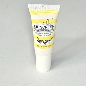 Supergoop Shine On! LipScreen SPF 50 Sunscreen Invisible Travel .05oz 1.5ml New - Picture 1 of 5
