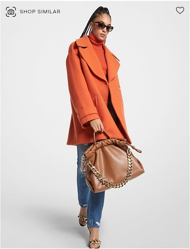 Michael Kors Pavone oversize misto lana taglia M