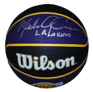MICHAEL COOPER signed (LOS ANGELES LAKERS) logo basketball BECKETT BT56227 - Picture 1 of 4