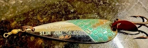 Alpha SLIM JIM 3/8 oz Vintage Lure Aust Metal 1960’s-Rarest-Nice Design. - Picture 1 of 5