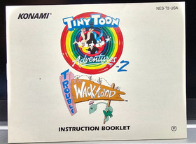 Nintendo NES Instruction Manual Tiny Toon Adventures 2 Wacky Land