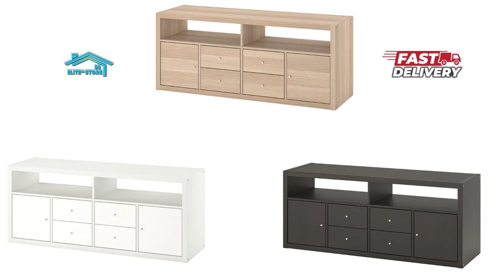 KALLAX TV storage combination, 147x39x60 cm - Image 1 of 1